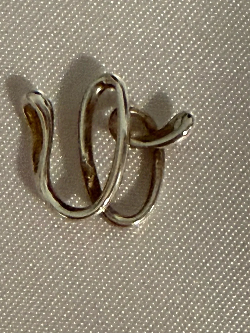 Tiffany&CO Rare and Vintage .925 sterling “Elsa Peretti” initial charm “W”.